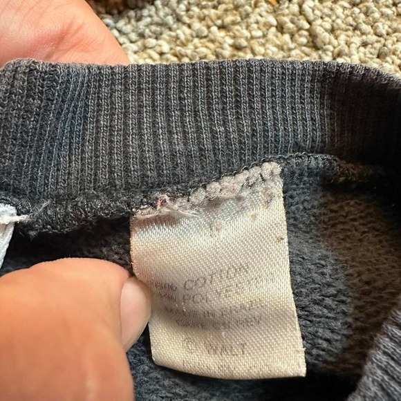 Vintage Mickey Mouse disney‎ black crewneck sweatshirt tagged womens large - Picture 3 of 6